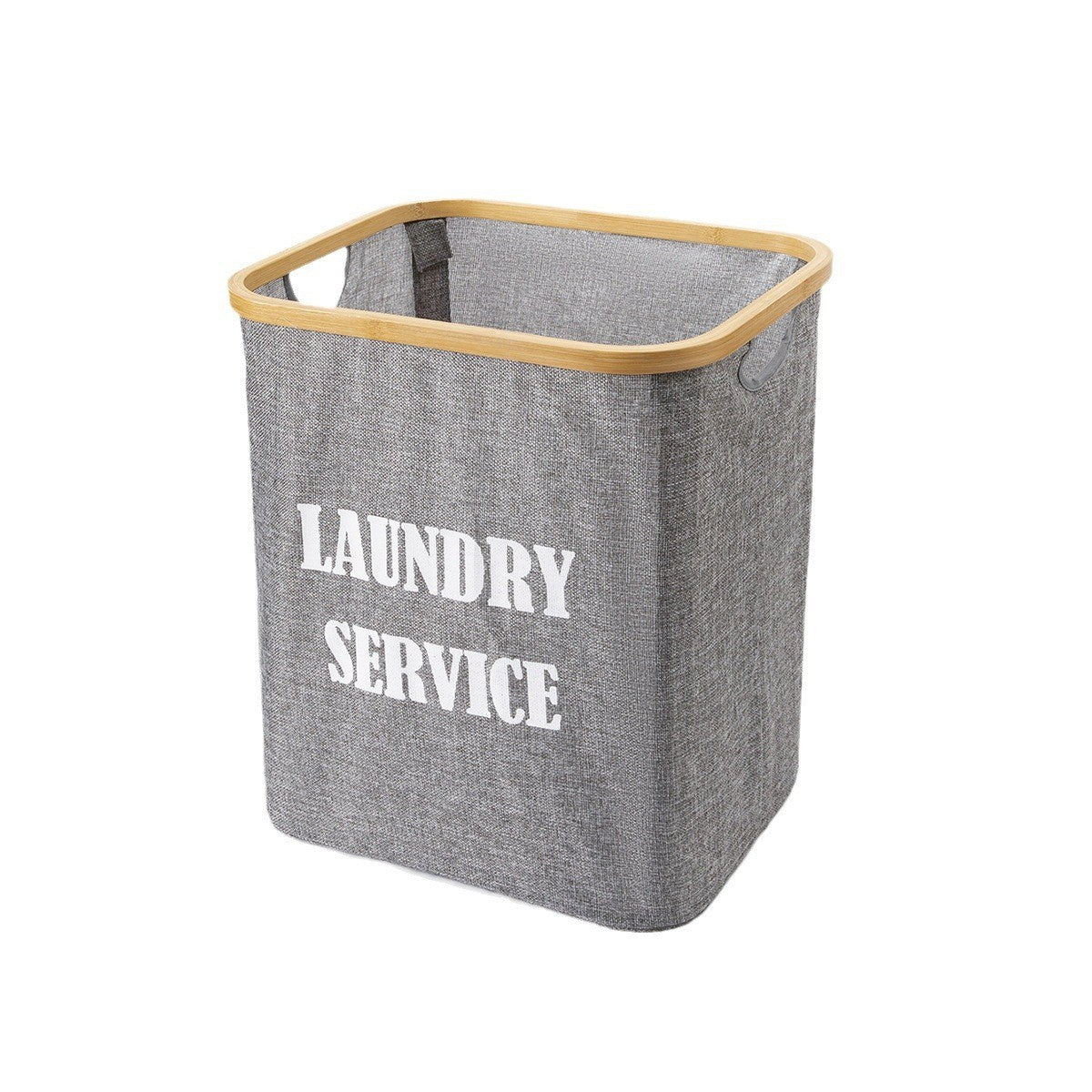 Waterproof Collapsible Cloth Harmper Storage Baskets with Lid handles for clothes laundry