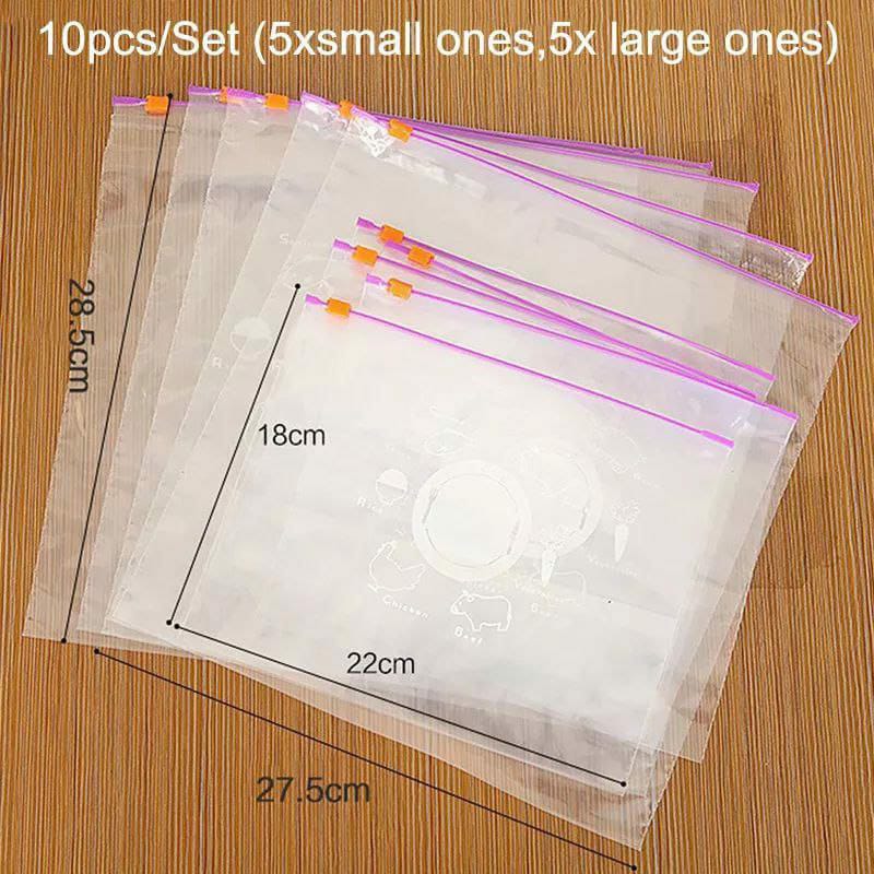 Reusable ziplock bags set of 20pcs
1kg