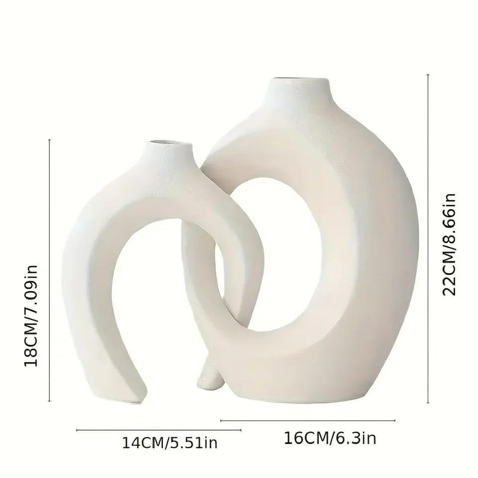 2 in 1 NORDIC DOUGHNUT VASE