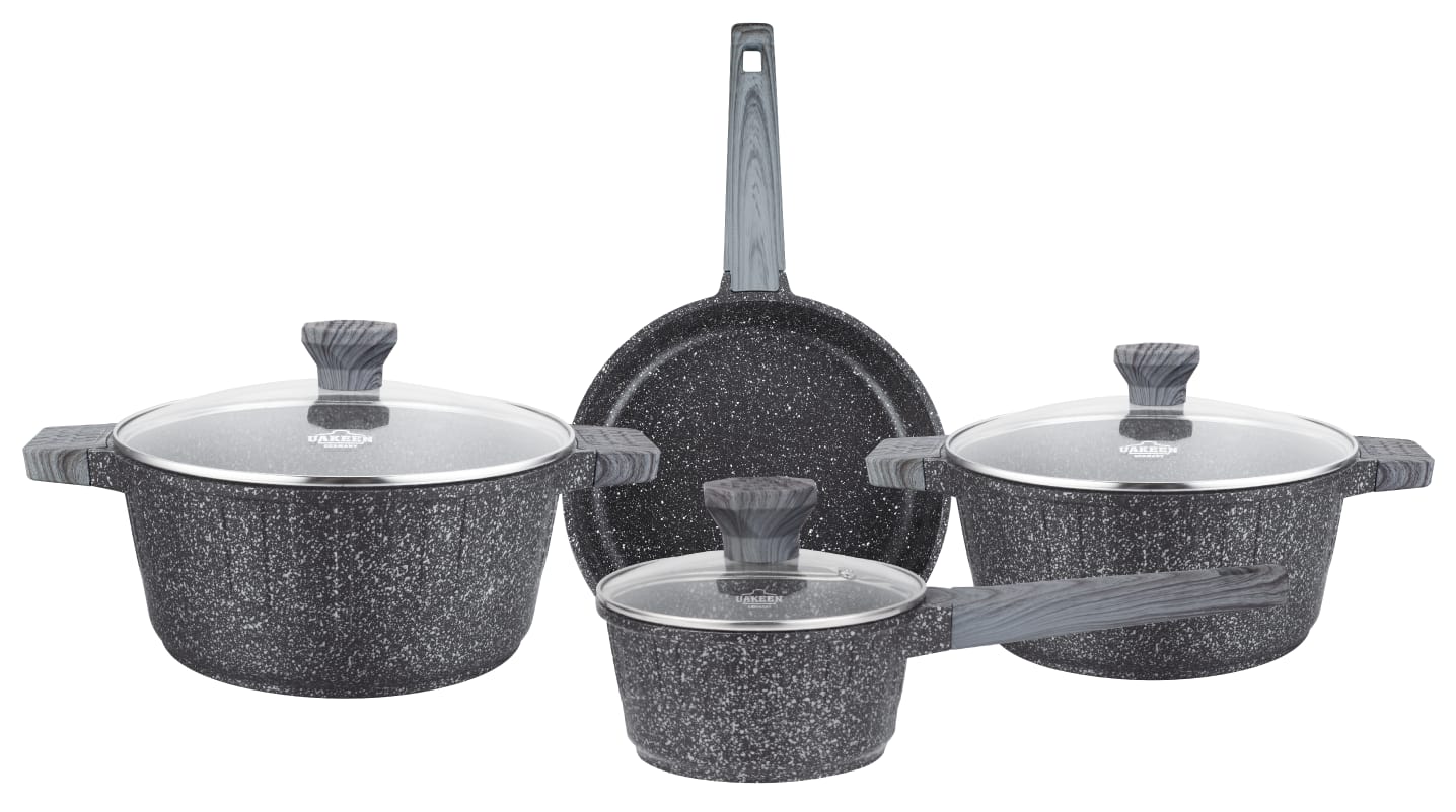 7pcs premium Cookware set (VK 25)
PFOA FREE
