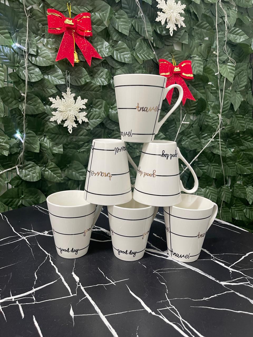 ✨Ceramic Coffee/ Tea Mug Set
With Decal Designs