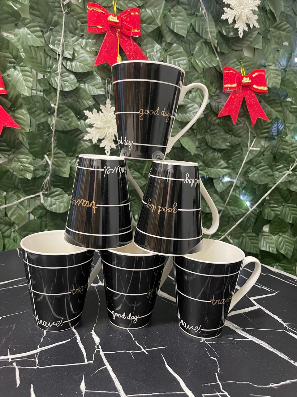 ✨Ceramic Coffee/ Tea Mug Set
With Decal Designs