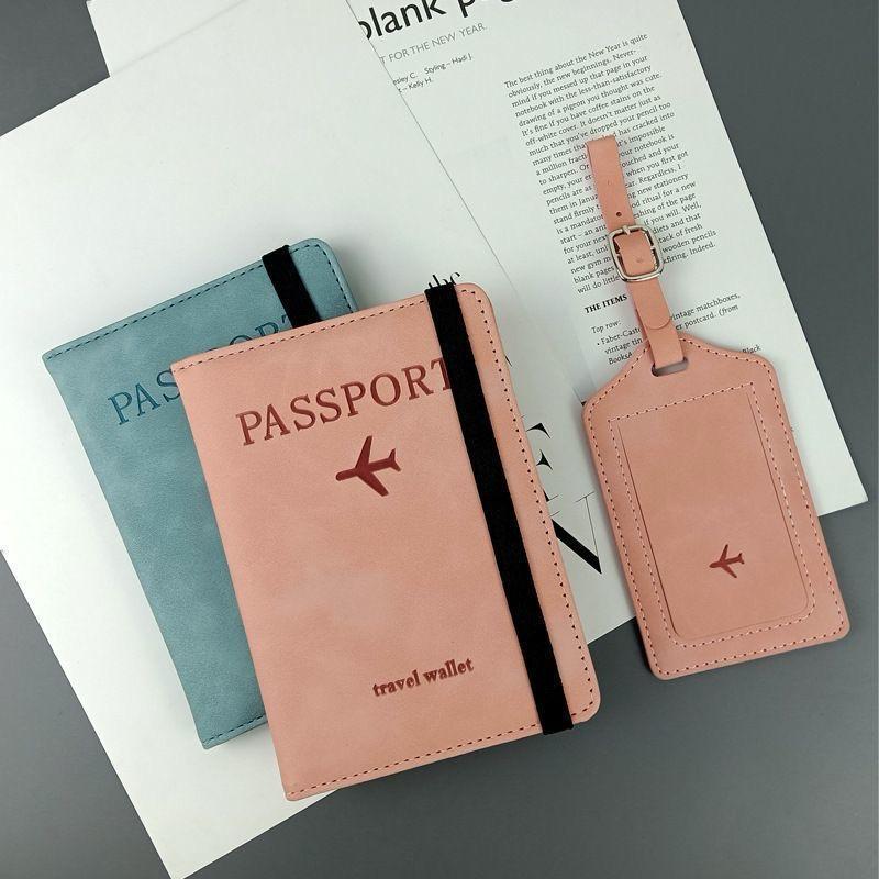 Passport Holder,Passport Cover with RFID Blocker Plus Suitcase Tag