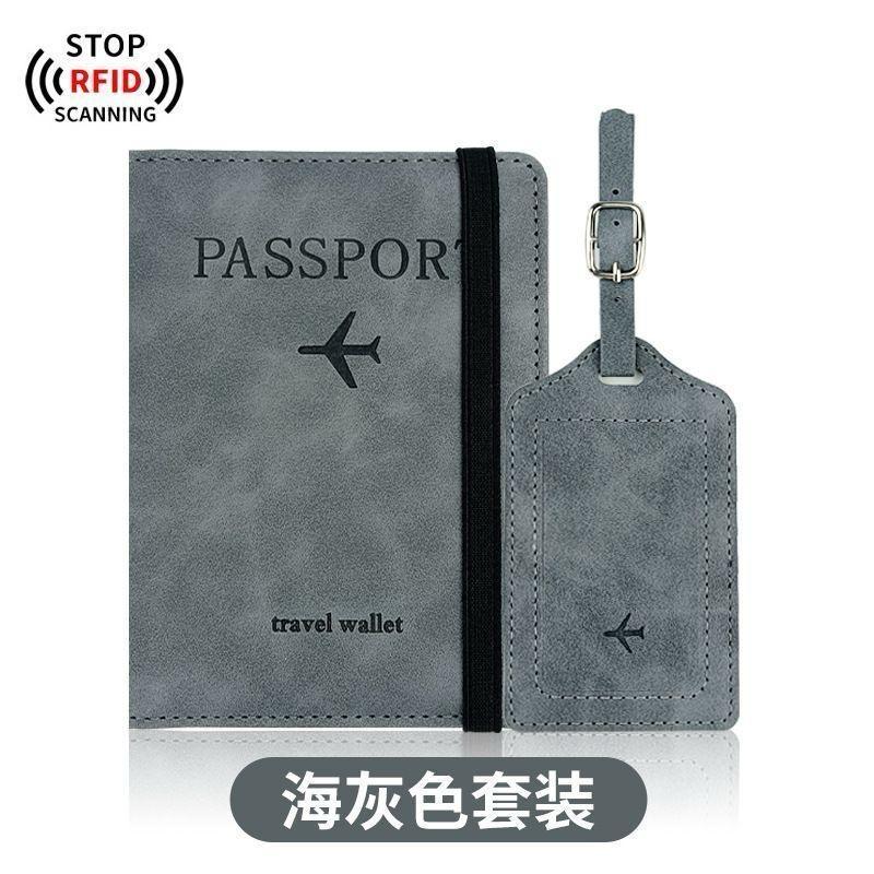 Passport Holder,Passport Cover with RFID Blocker Plus Suitcase Tag
