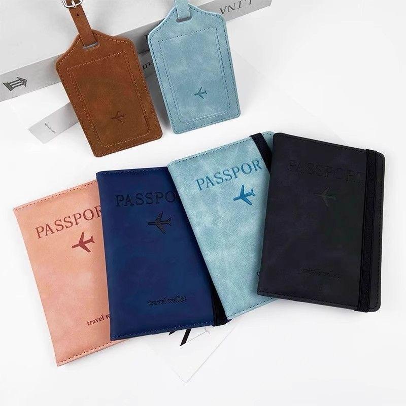 Passport Holder,Passport Cover with RFID Blocker Plus Suitcase Tag