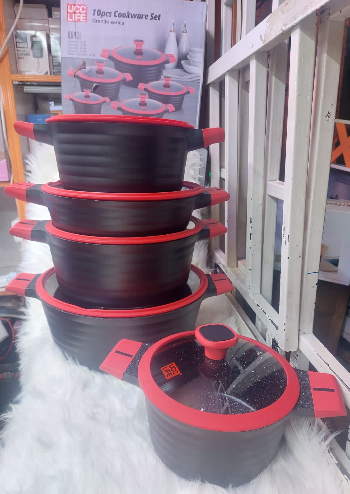 10pcs Granite Cookware
UCC LIFE