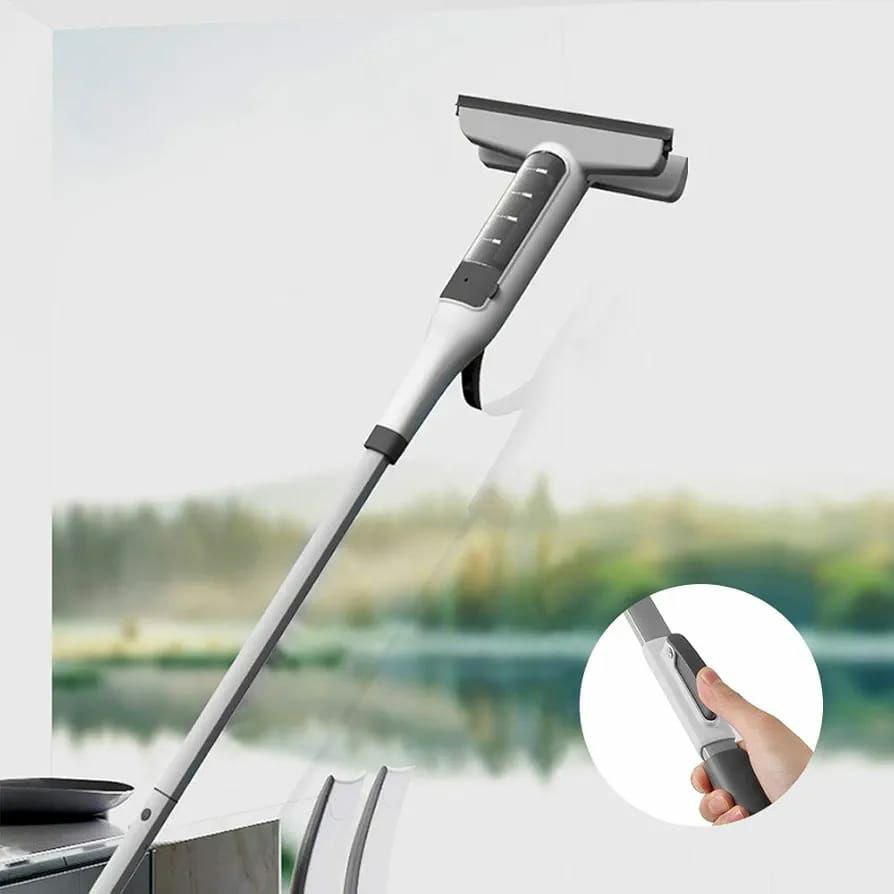 Window Cleaner with sprayer and squeegee