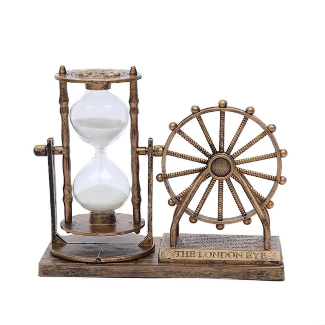 Vintage Ferris wheel Hour glass Decor