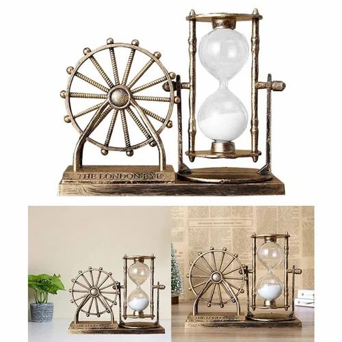 Vintage Ferris wheel Hour glass Decor