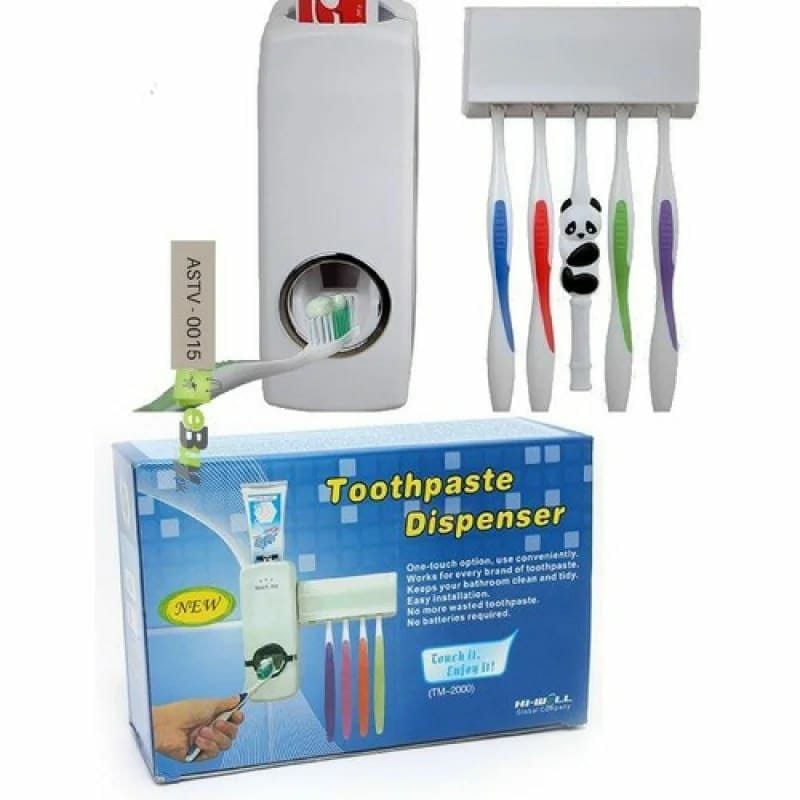 Touch me toothpaste dispenser