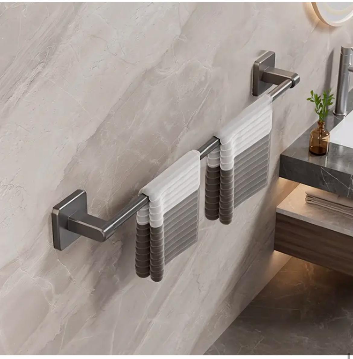 Install Wall-Mounted Towel Rack