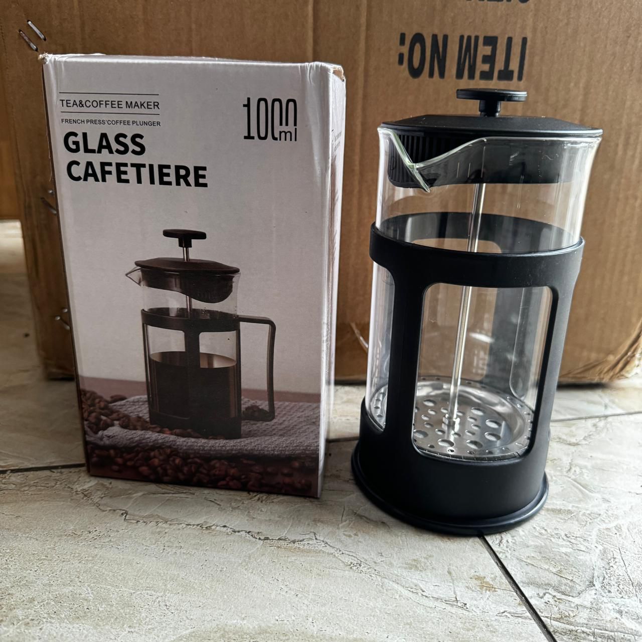 Coffee Tea Maker French coffee Press Plunger Machine with 3-level filtration system
