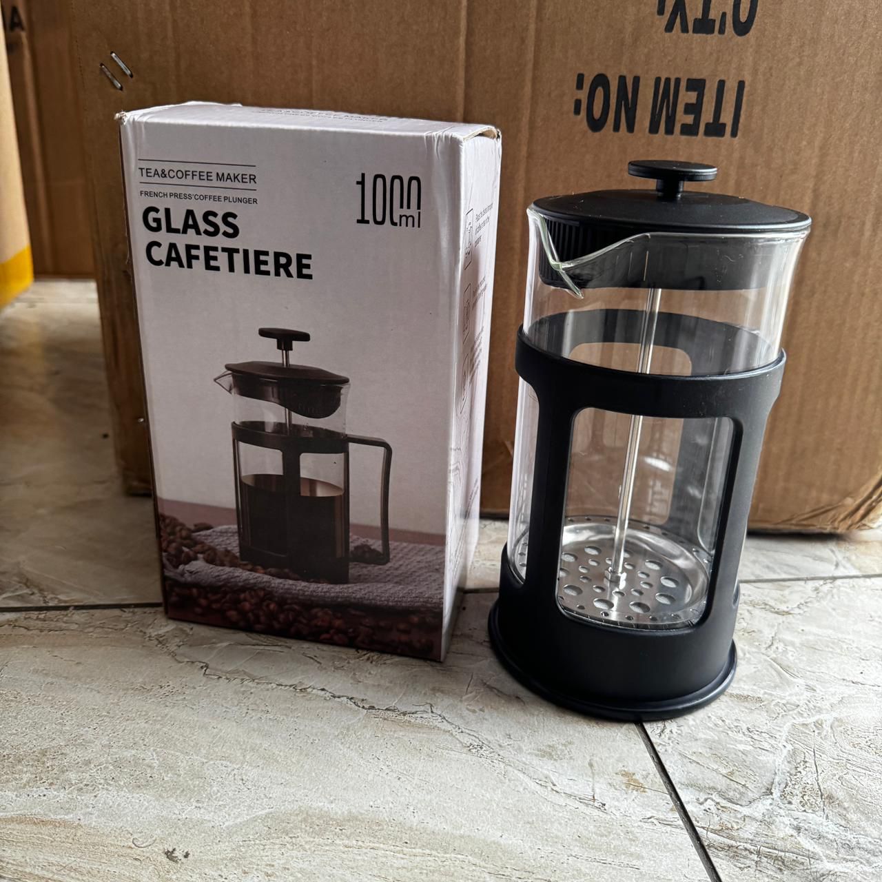 Coffee Tea Maker French coffee Press Plunger Machine with 3-level filtration system