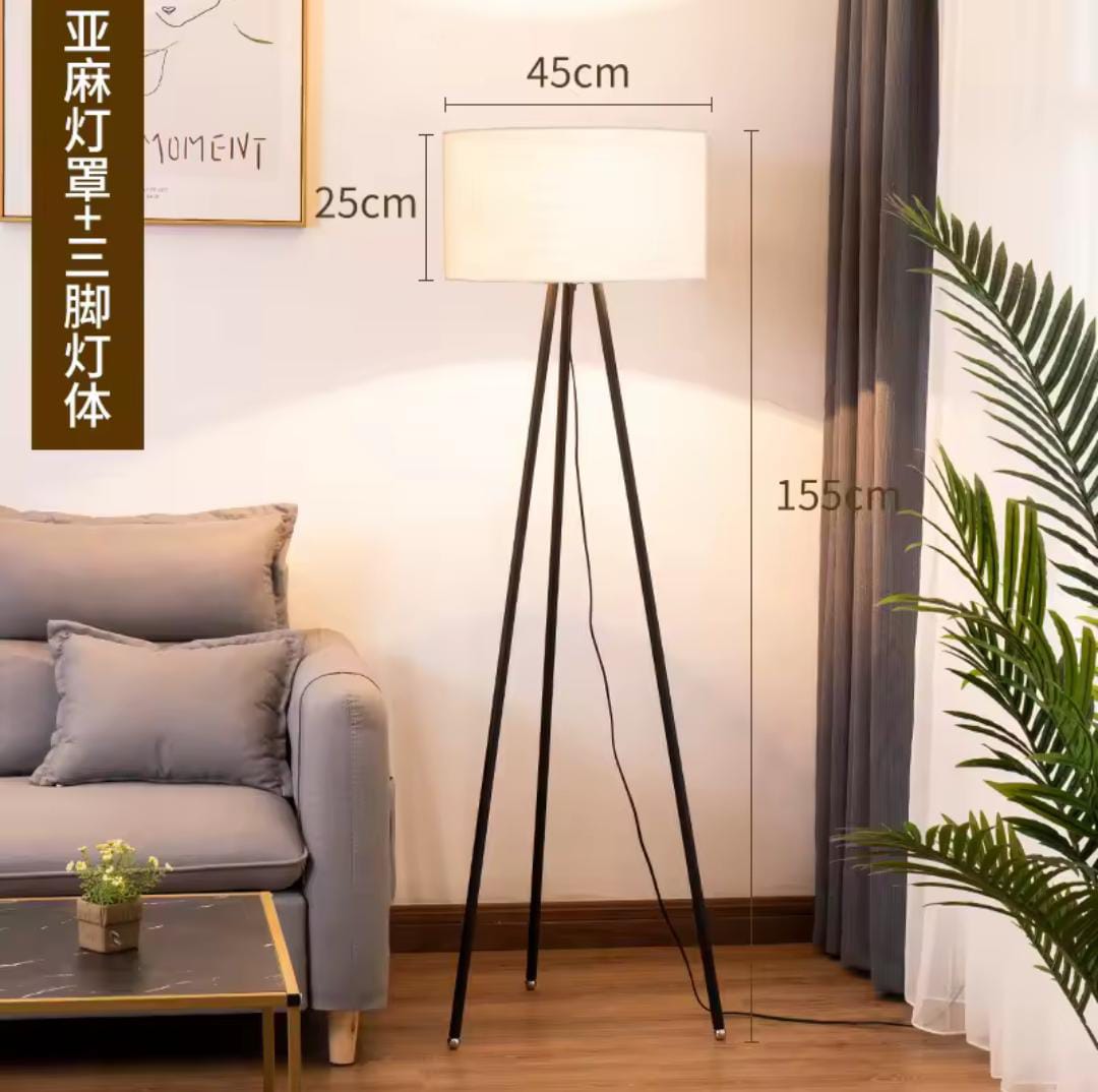 Tripod Floor Lamp for Living Room 15watts