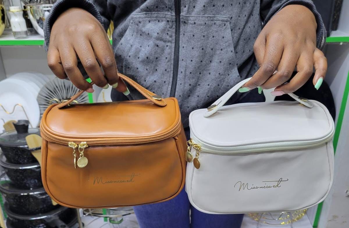 Portable makeup bag.