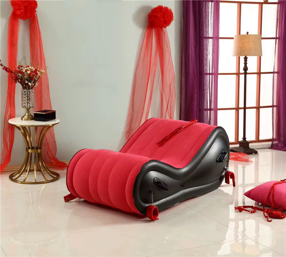 Multi-Purpose Inflatable Sex Lumbar Cushion with Sex Cushion Sofa Foldable Soft Sex Ramp With inbuilt pump