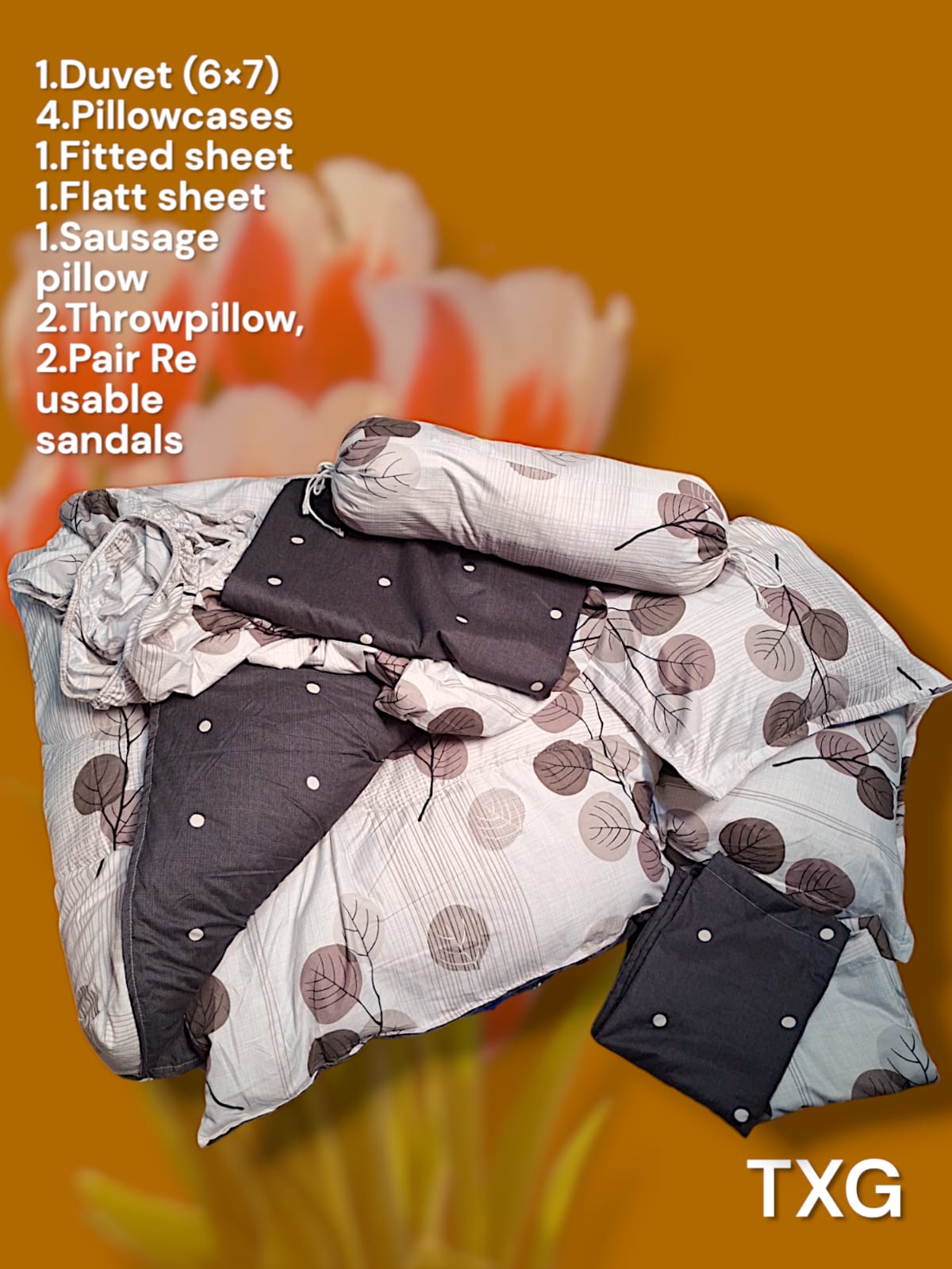 12pc Heavy cotton duvet set