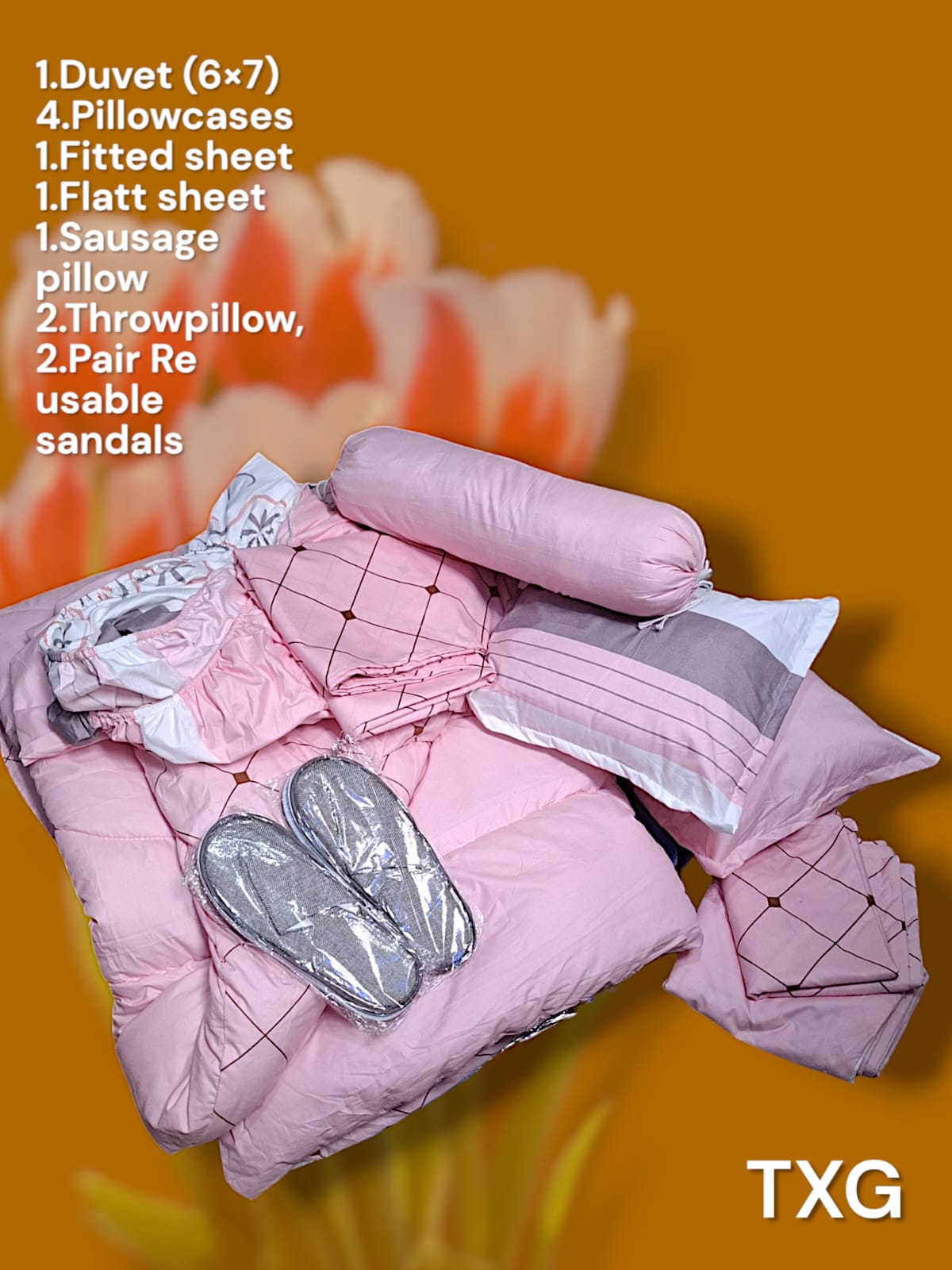 12pc Heavy cotton duvet set