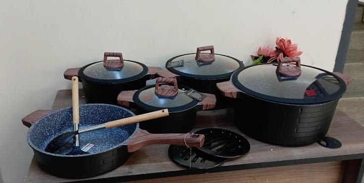 BLOCK 13PCS GRANITE COATING KITCHEN COOKWARE SET