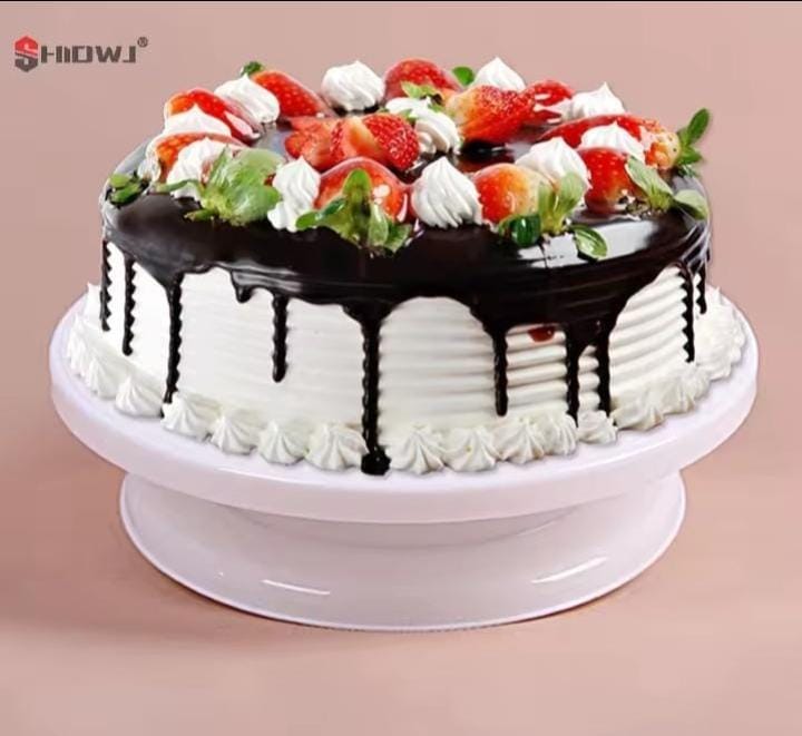 PLASTIC cake turntable now available 360° rotational
