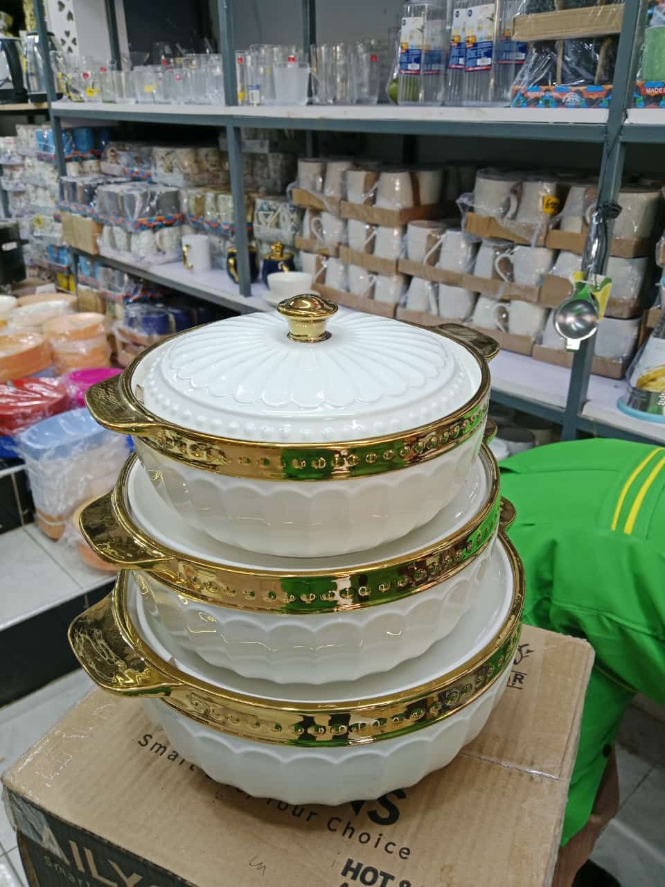 3pcs ceramic bowls