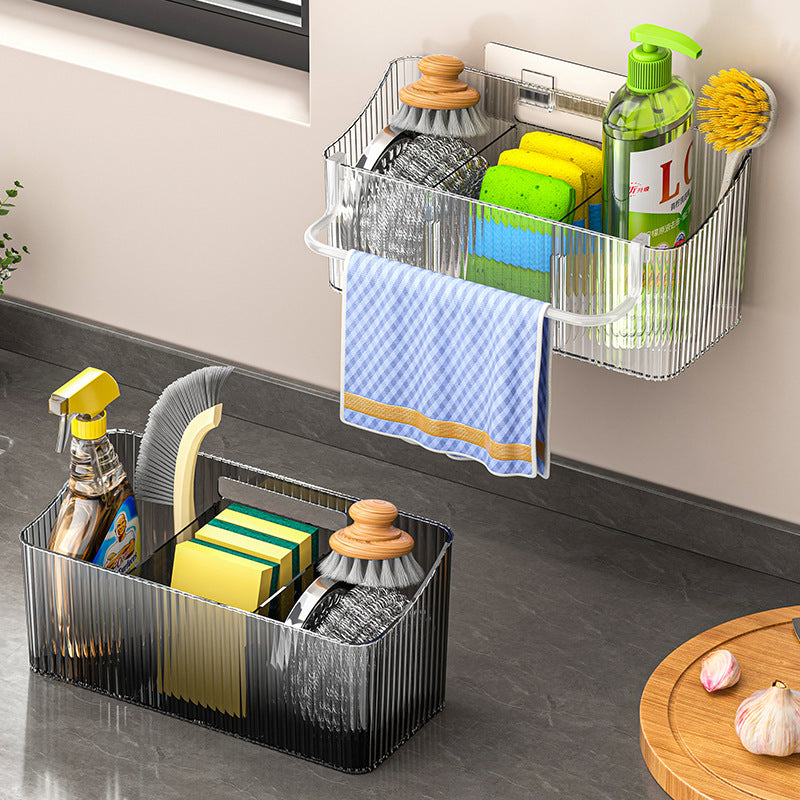 Wall mounted multipurpose/sink tidy