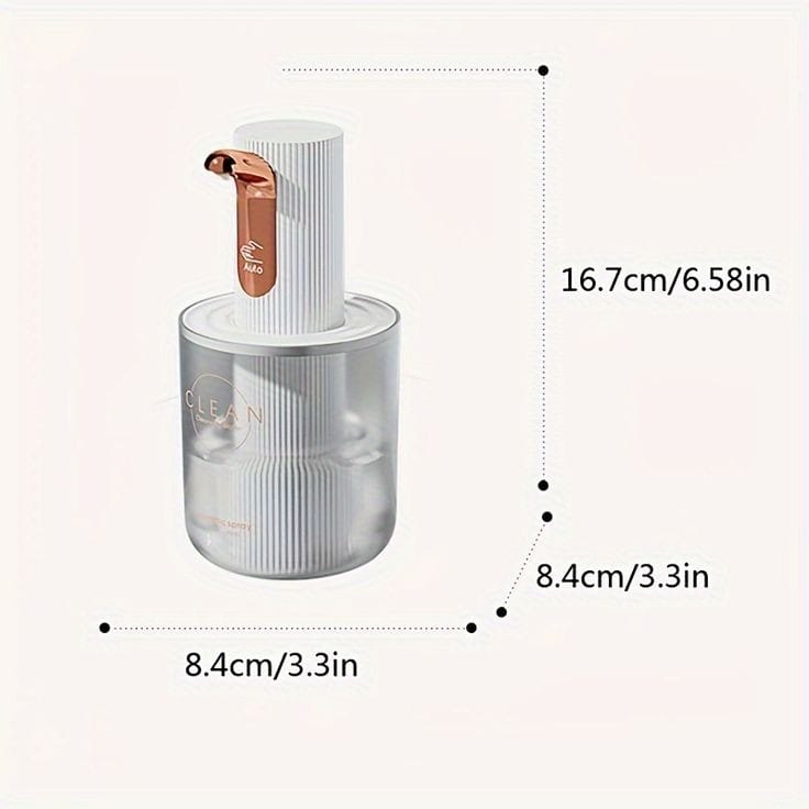 Automatic soap foaming dispenser