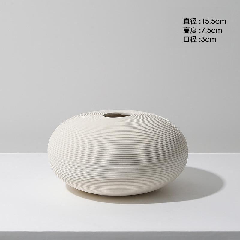 Ceramic 3 in 1 modern home decor vase