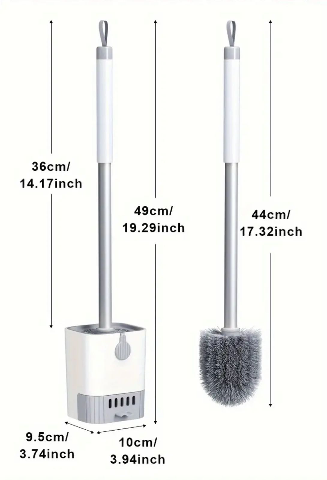 3 in 1 Toilet Brush & Plunger Set