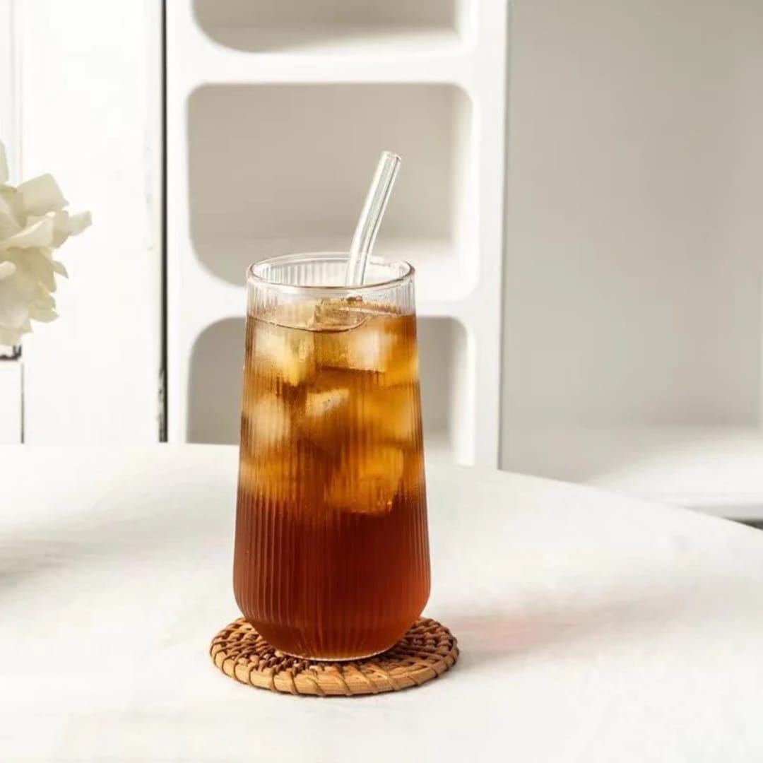 đź’š Ribbed Highball Glass(500ml