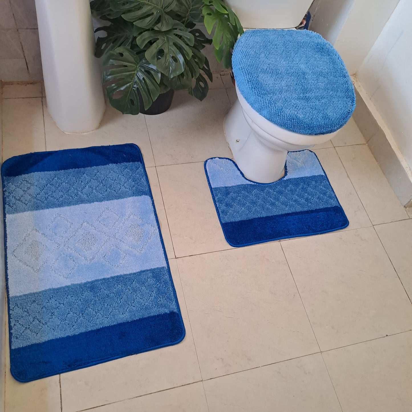 3pc Antislip bathroom mat sets