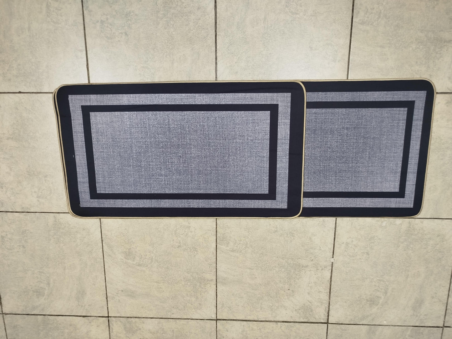 2 pcs Rubber Kitchen Mats