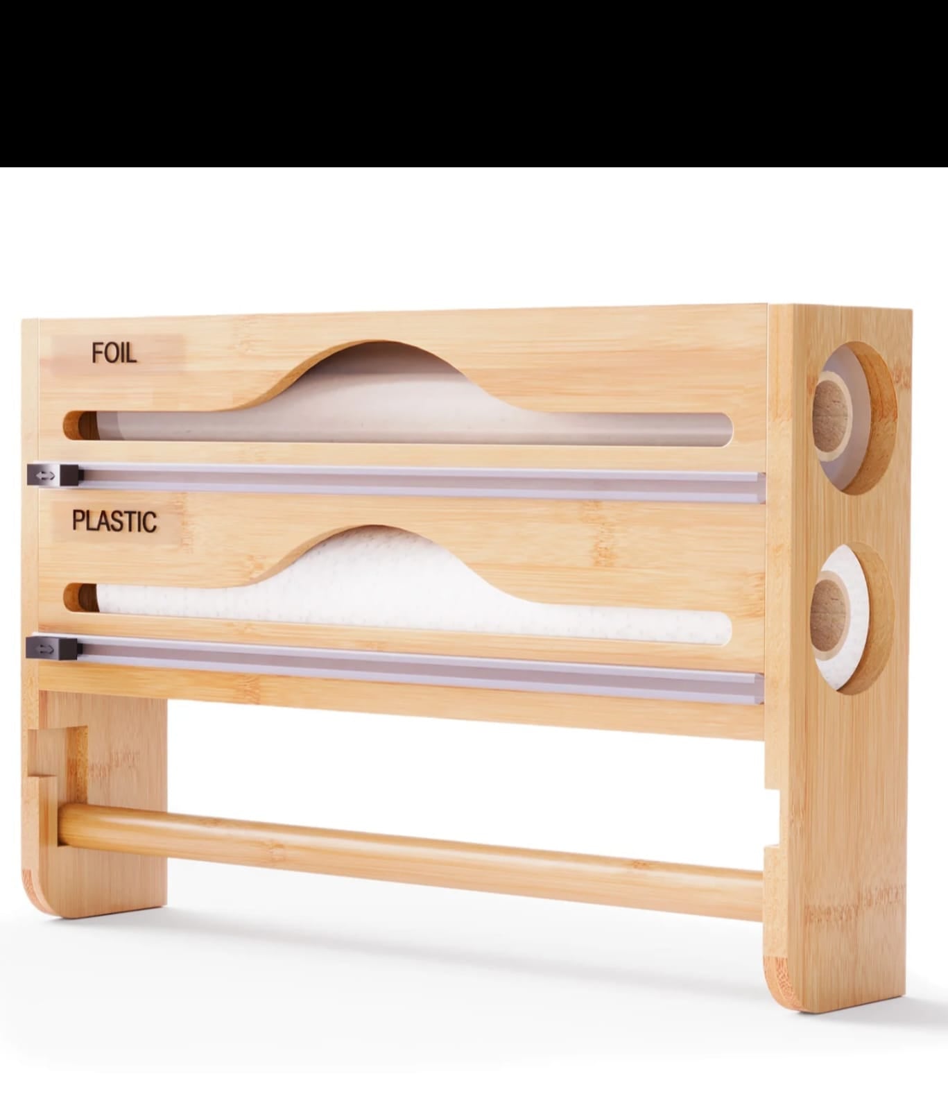 3 in 1 Clingfilm organizer with Cutters