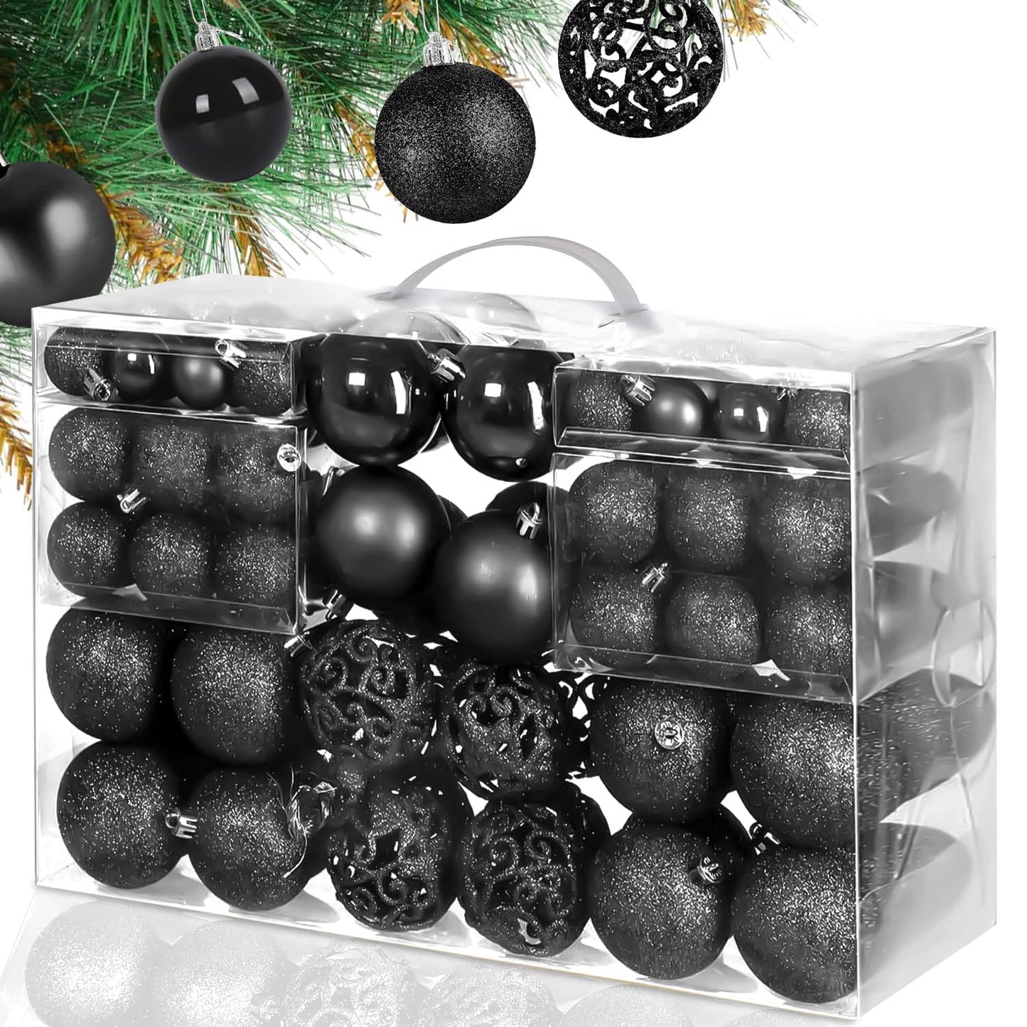100pcs Christmas Tree Decor Balls Set