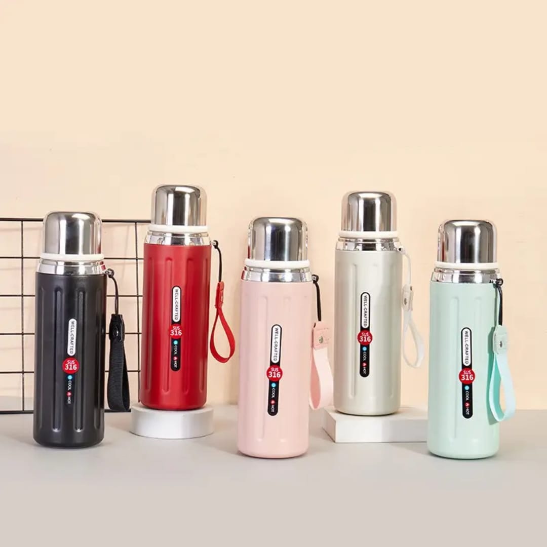 Portable 800ml well crafted Stainless Steel Vacuum Flask