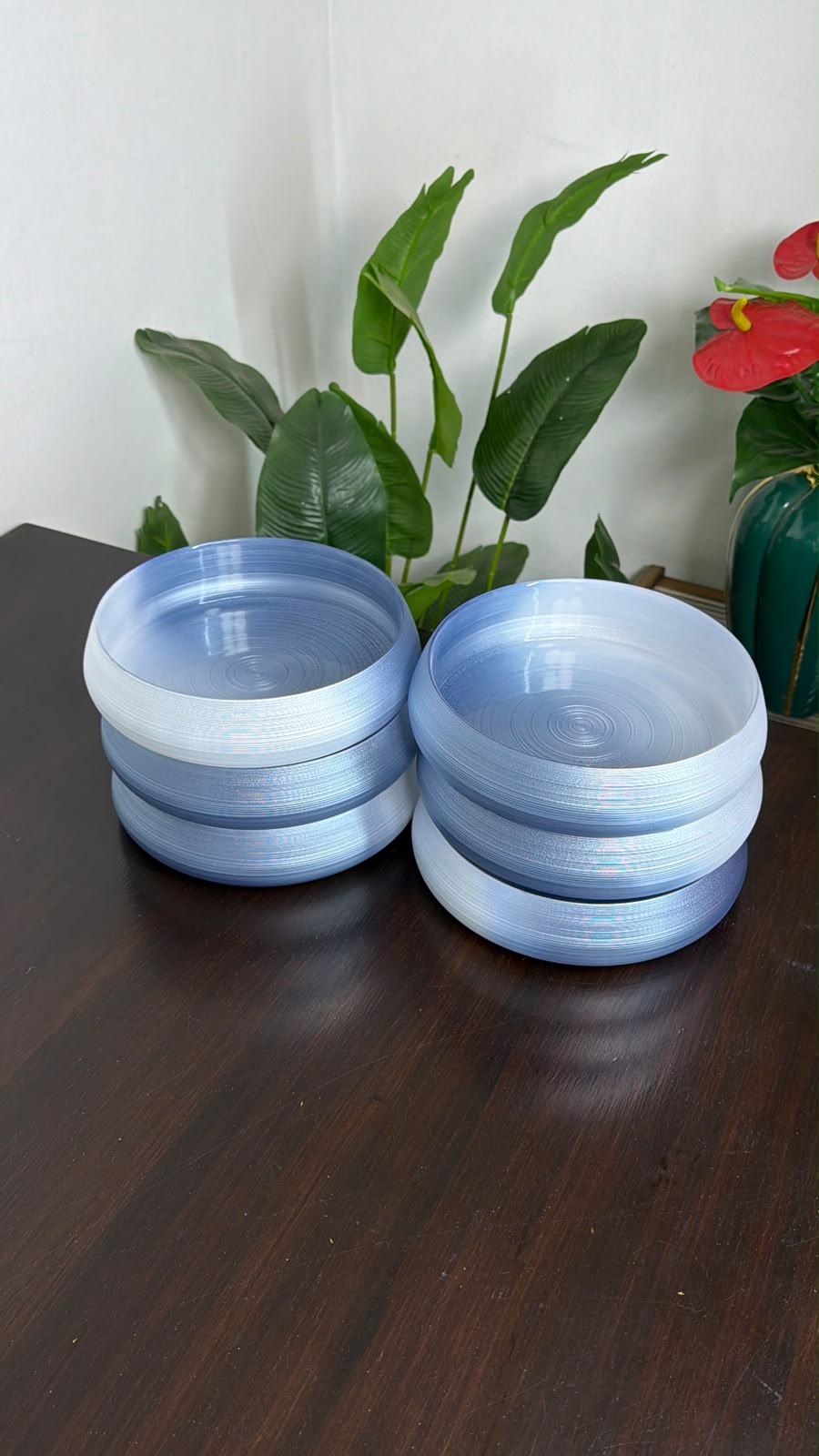 Smoky Ombre Glass Plate