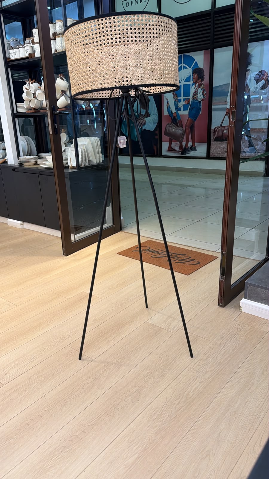Rattan Floor Lamp