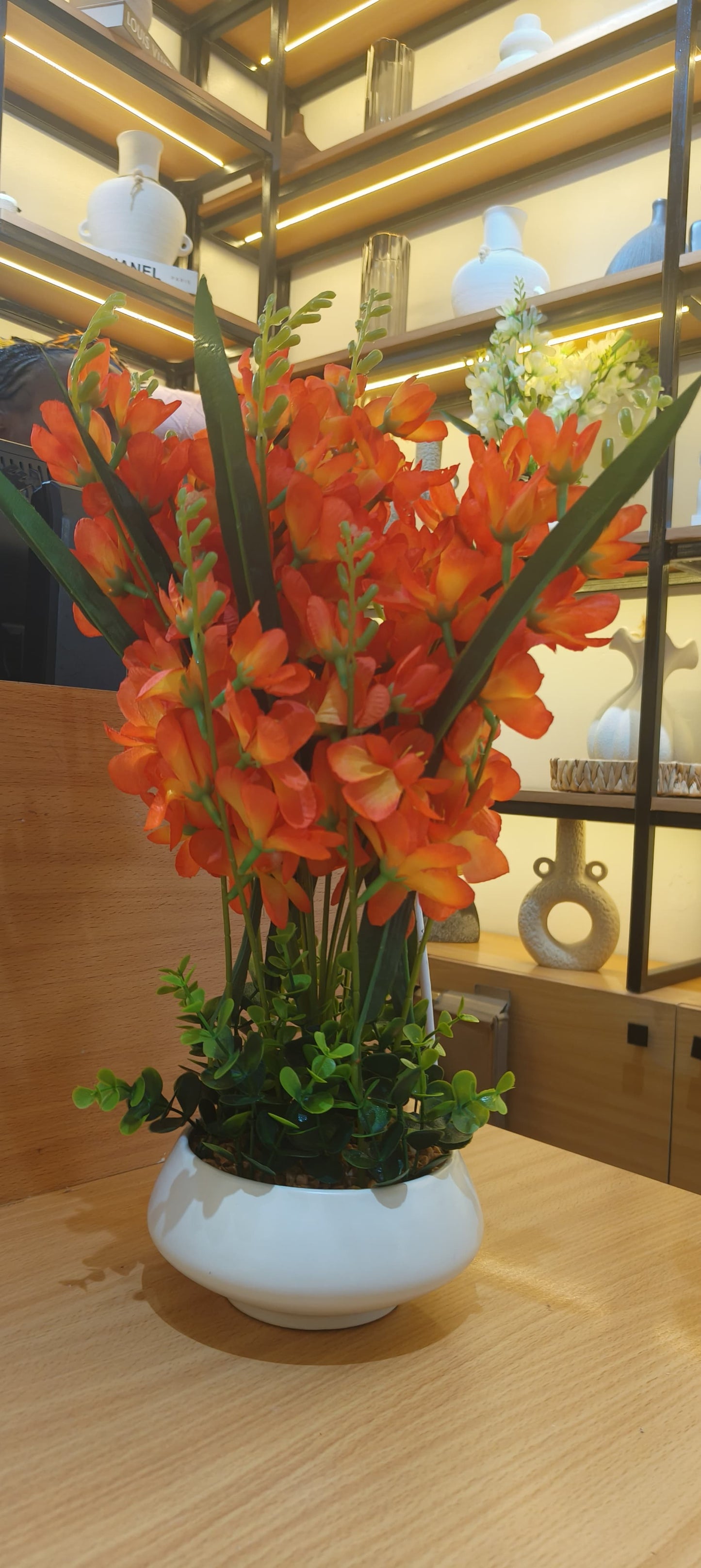 Table Top Big Potted Flowers