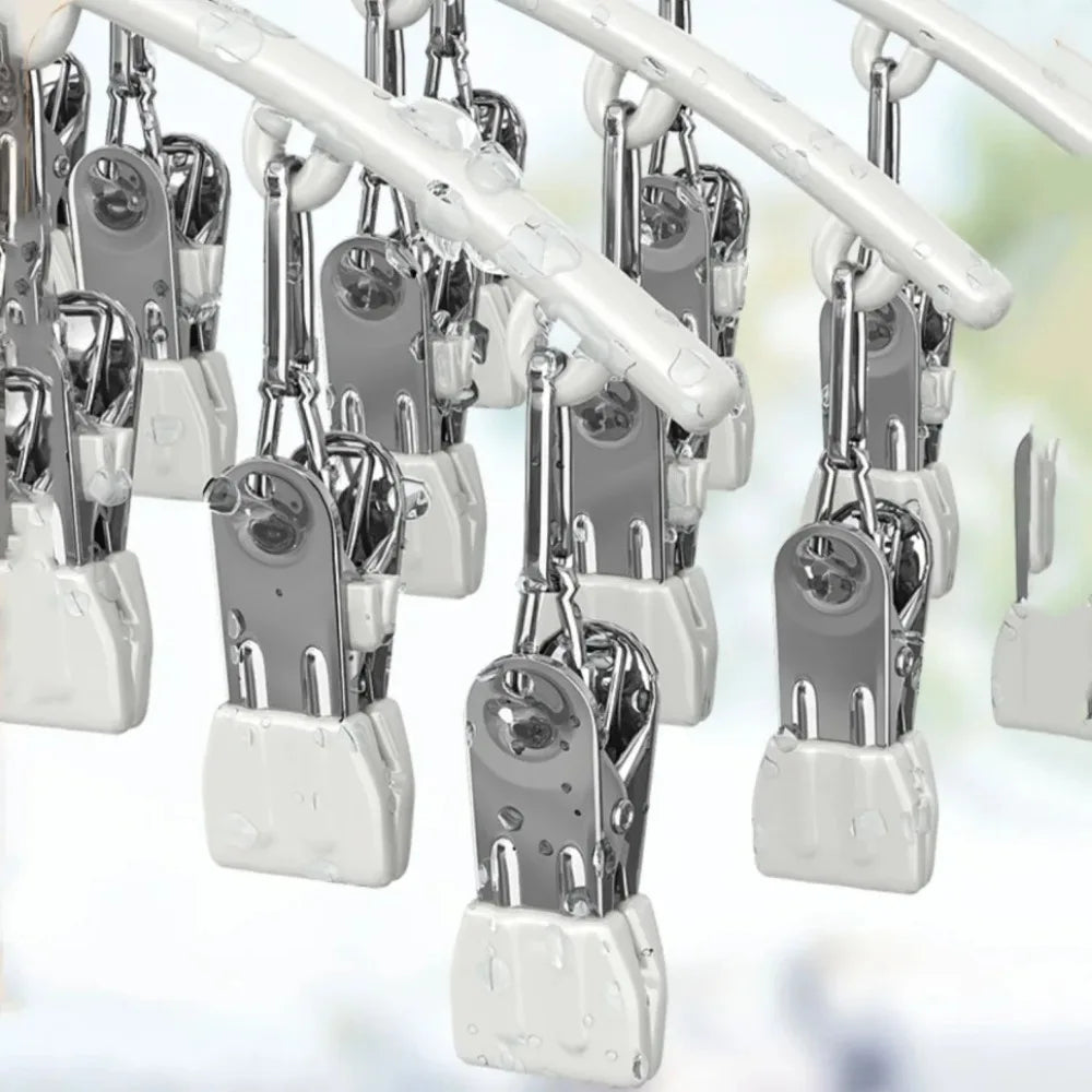 10pegs stainless steel clothes drying hanger
