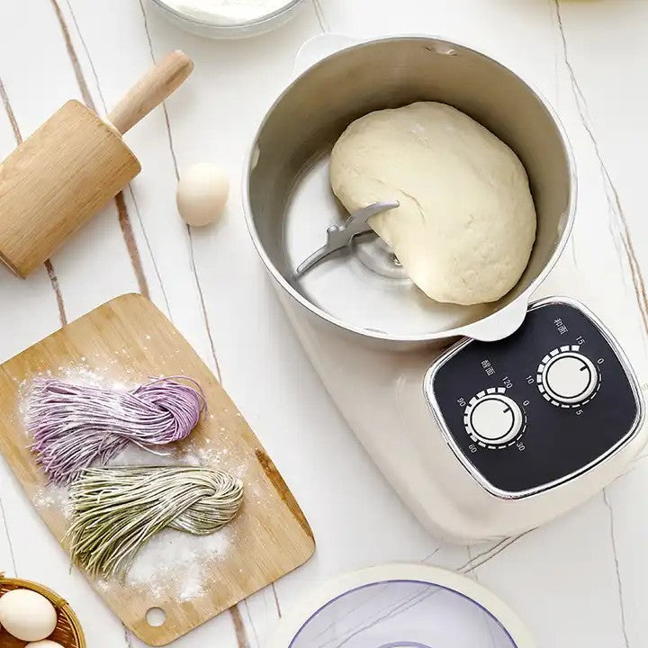 5L Multi-Purpose 2 in 1 ferment Kitchen appliance Dough Maker, bread/Pizza Mixing machine Smart Kneading with Adjustable Timer 500W