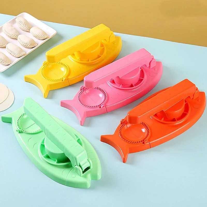 New 2 In 1 Dumpling Maker Dumpling Mold Dumpling Skin Wrapper Mould Dough Press Maker Kitchen Dumpling Noodles Making Tool