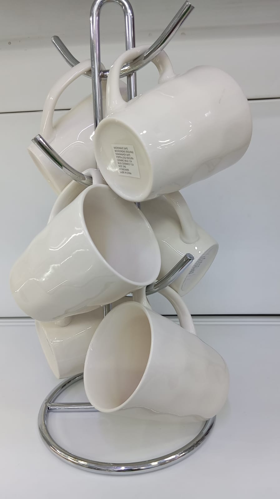 White Ceramic cups