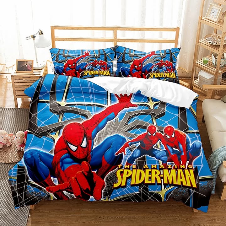 3 in 1 Cartoon Themed kids Duvet COVER Set.