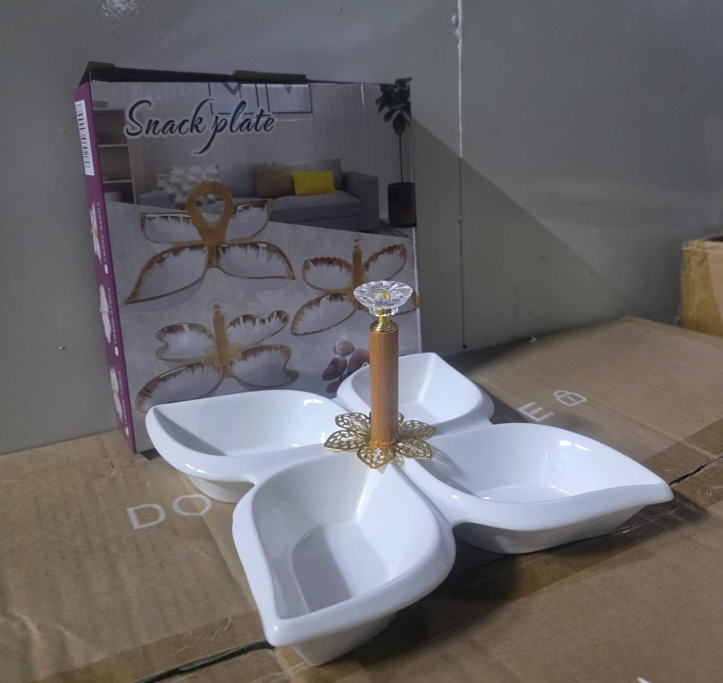 Star shape Platter ceramic
