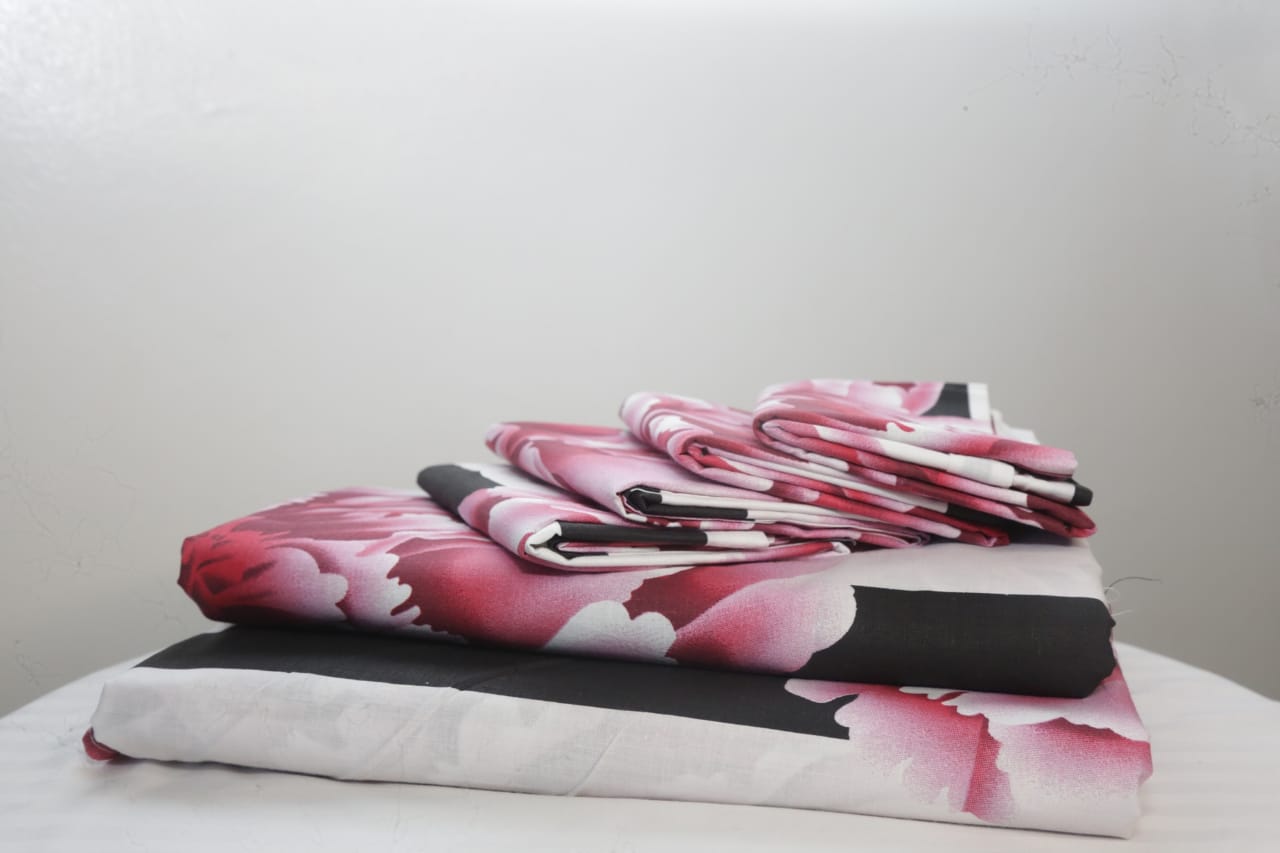 6 pcs Bedsheets Pakistan bedsheets set