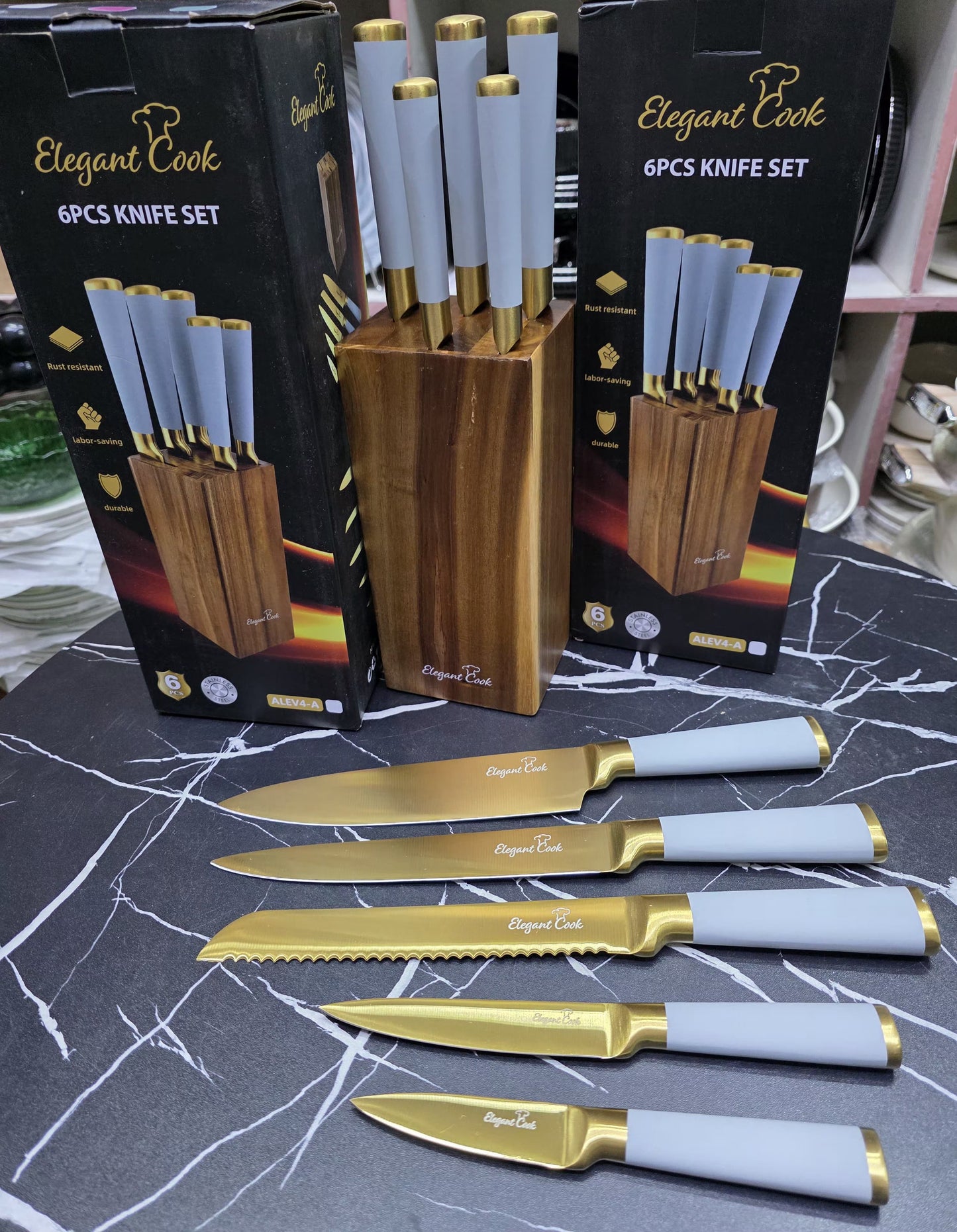 Elegant Cook knife set