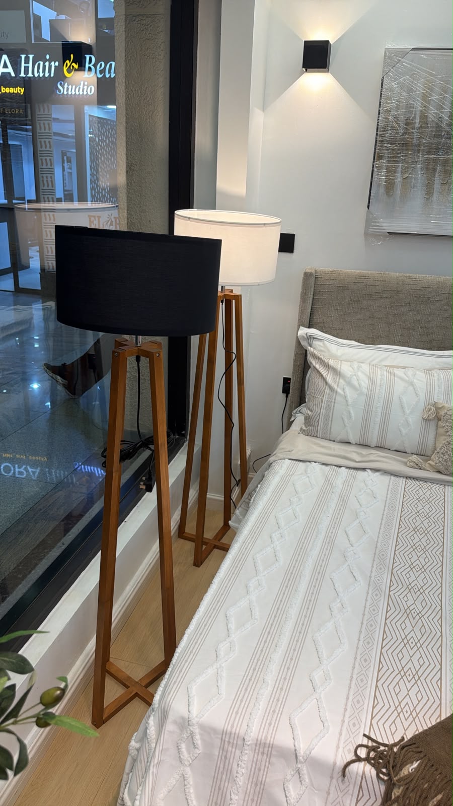 Wooden Floor Lamp
