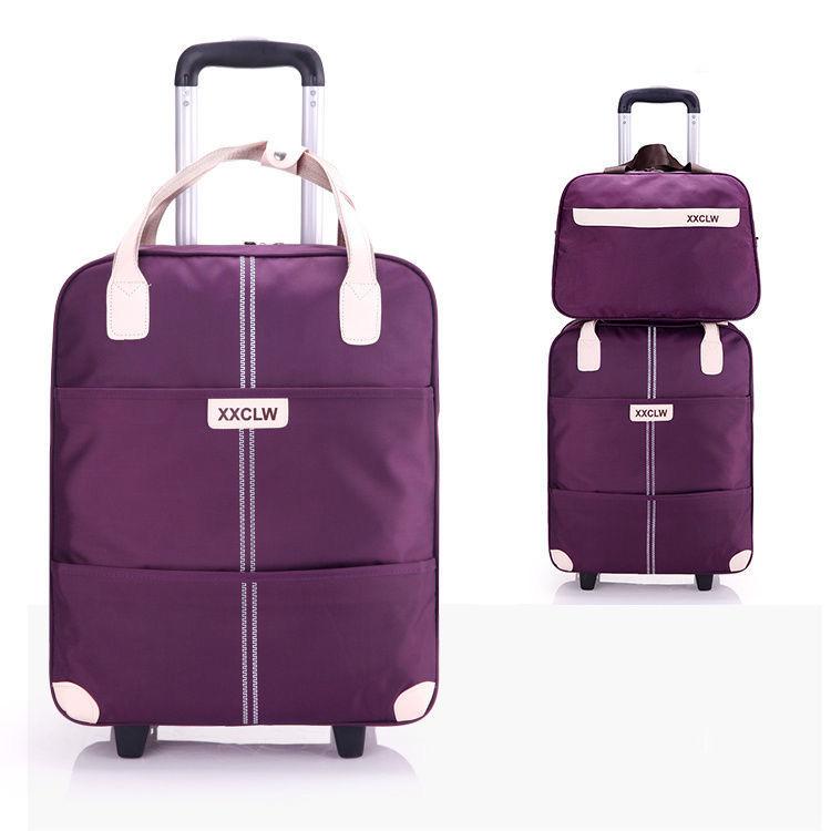 2 in 1 High Quality Big Sizes Trolley Travel Bags