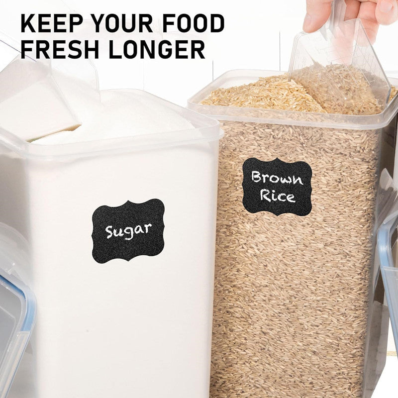 2pcs Extra Large BPA-Free Airtight Bulk Food Storage Containers