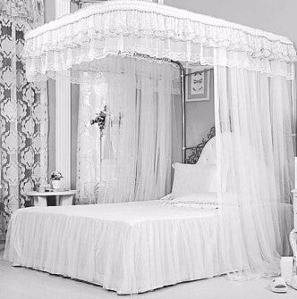 Two Stand Mosquito Net : Sliding Rails